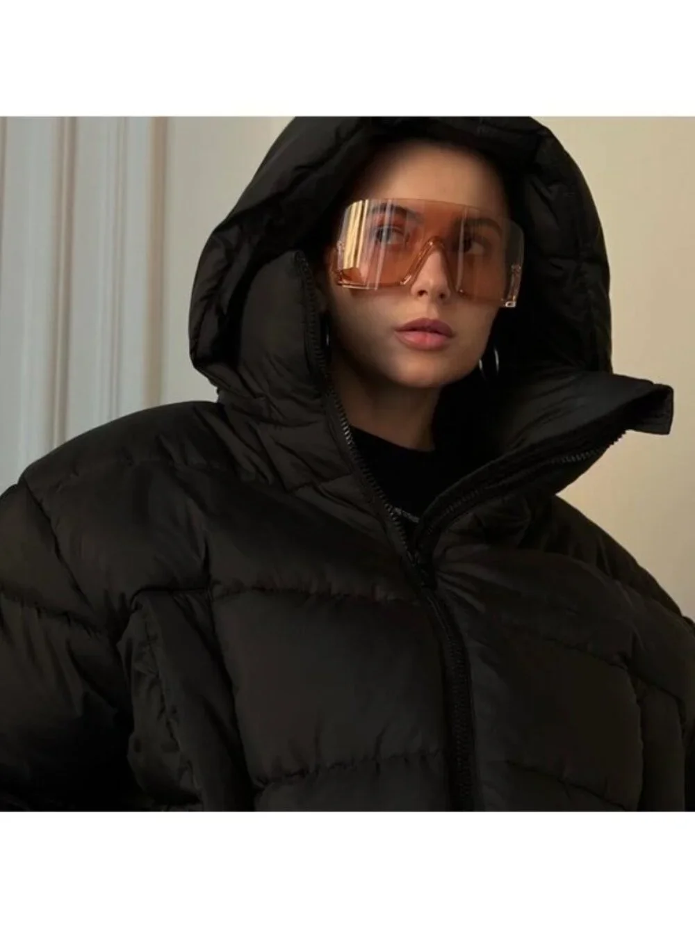 Gucci GG1631S 010 Shield Sunglasses - Nude\Pink